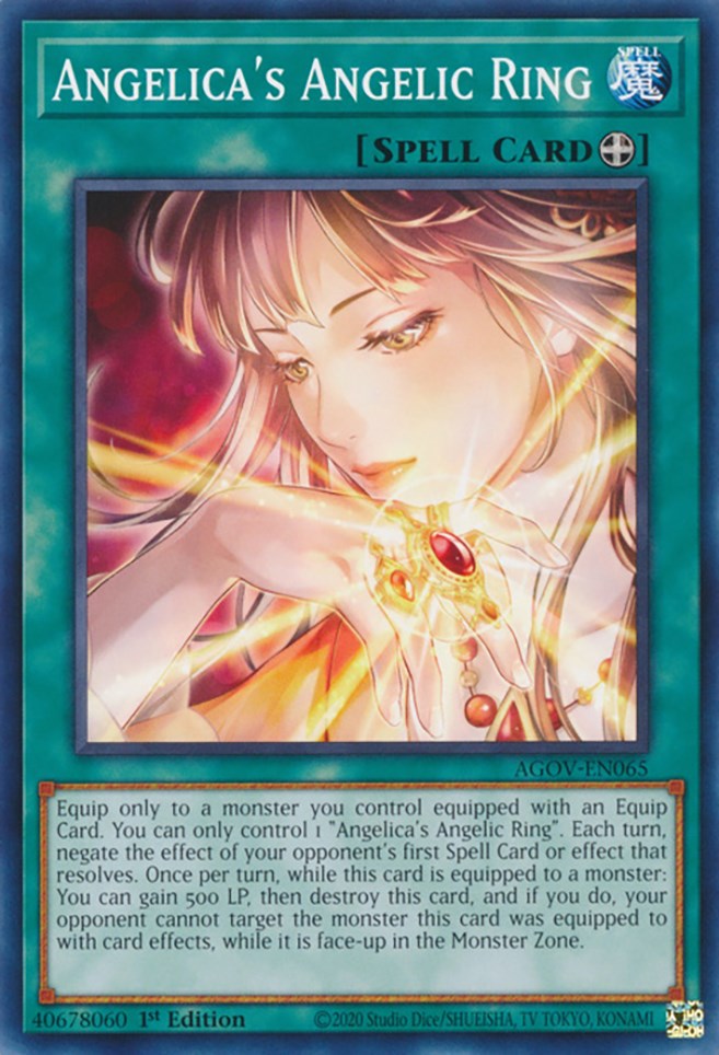 Angelica's Angelic Ring [AGOV-EN065] Common | Shuffle n Cut Hobbies & Games