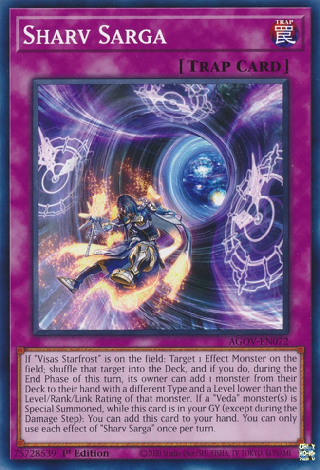 Sharv Sarga [AGOV-EN072] Common | Shuffle n Cut Hobbies & Games