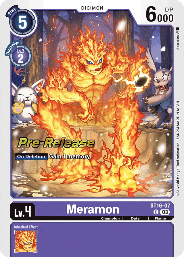 Meramon [ST16-07] [Starter Deck: Wolf of Friendship Pre-Release Cards] | Shuffle n Cut Hobbies & Games