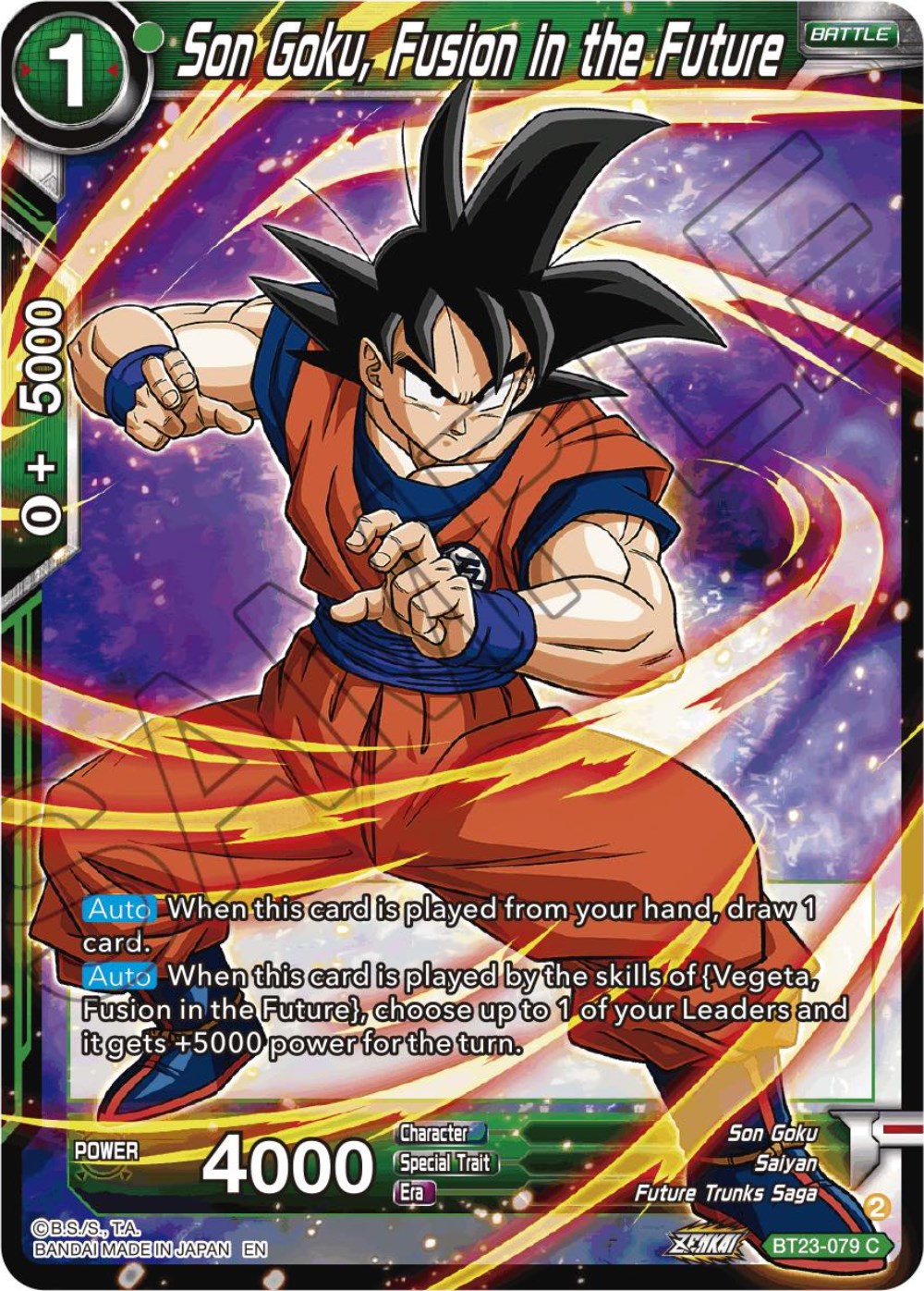 Son Goku, Fusion in the Future (BT23-079) [Perfect Combination] | Shuffle n Cut Hobbies & Games