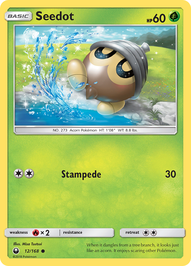 Seedot (12/168) [Sun & Moon: Celestial Storm] | Shuffle n Cut Hobbies & Games