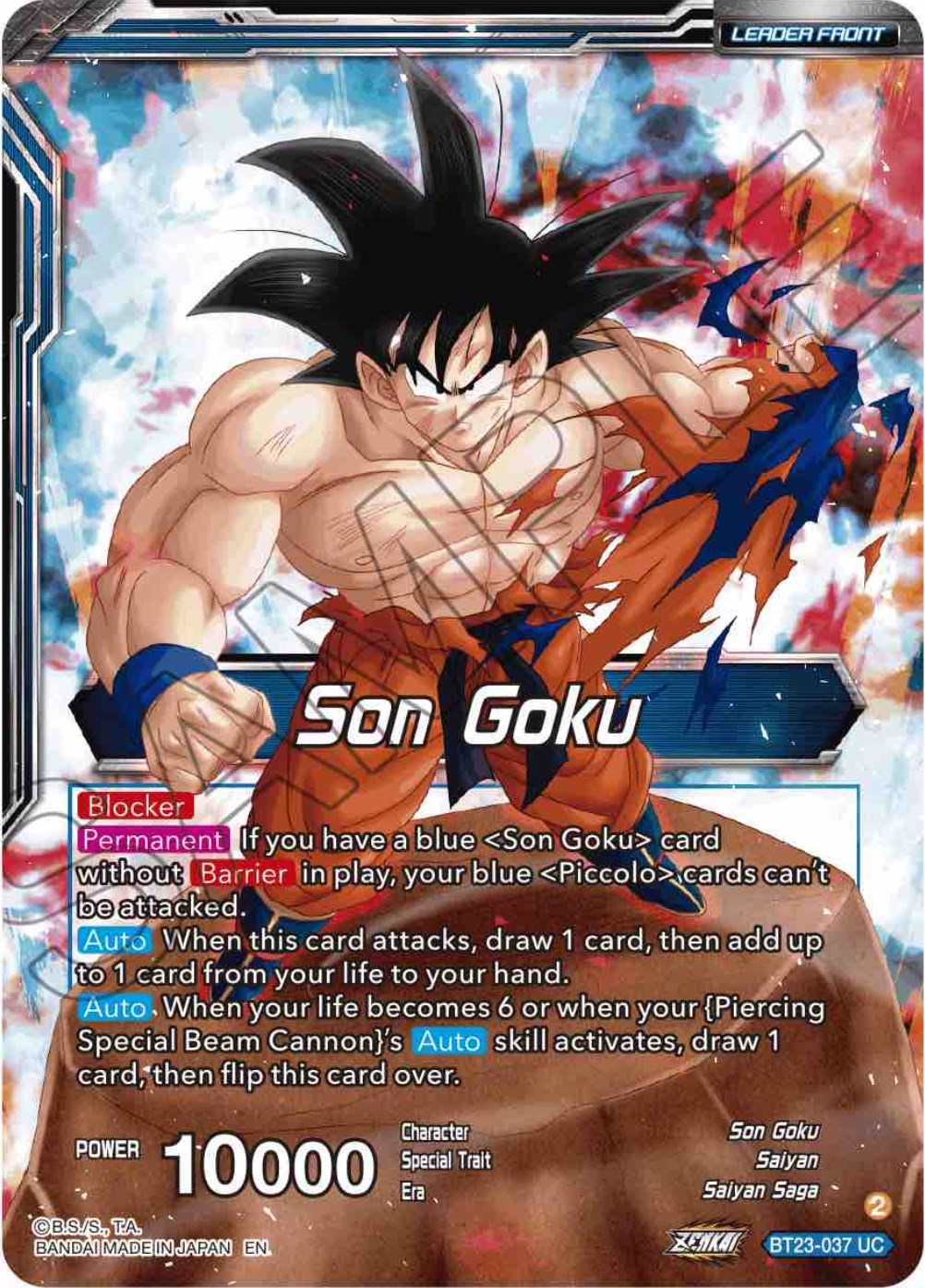 Son Goku // Son Goku & Piccolo, Rag-Tag Alliance (BT23-037) [Perfect Combination] | Shuffle n Cut Hobbies & Games