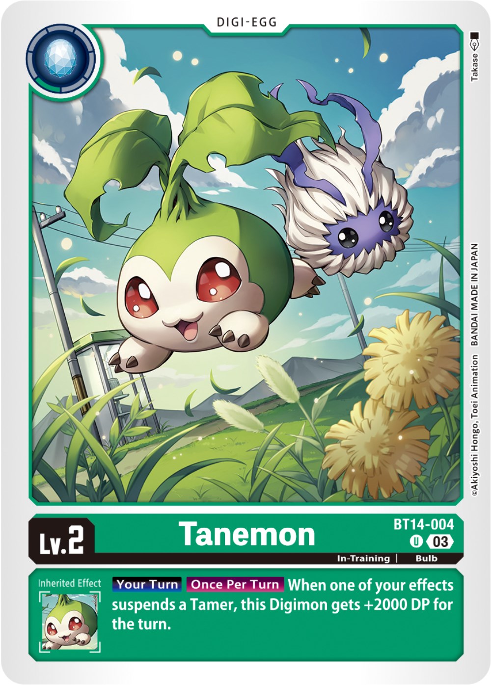 Tanemon [BT14-004] [Blast Ace] | Shuffle n Cut Hobbies & Games