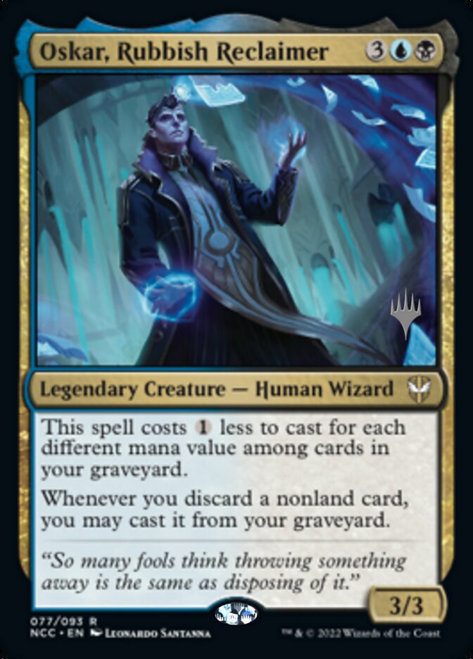 Oskar, Rubbish Reclaimer (Promo Pack) [Streets of New Capenna Commander Promos] | Shuffle n Cut Hobbies & Games