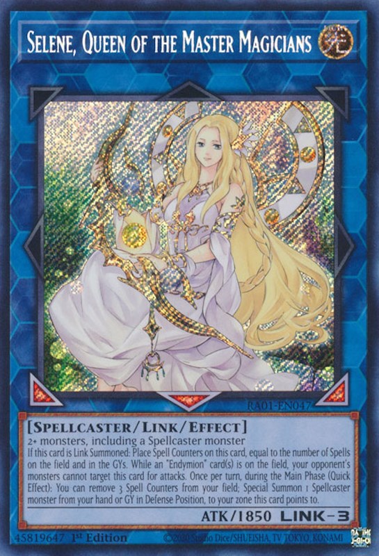 Selene, Queen of the Master Magicians [RA01-EN047] Secret Rare | Shuffle n Cut Hobbies & Games