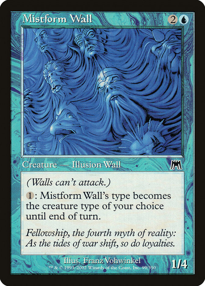Mistform Wall [Onslaught] | Shuffle n Cut Hobbies & Games
