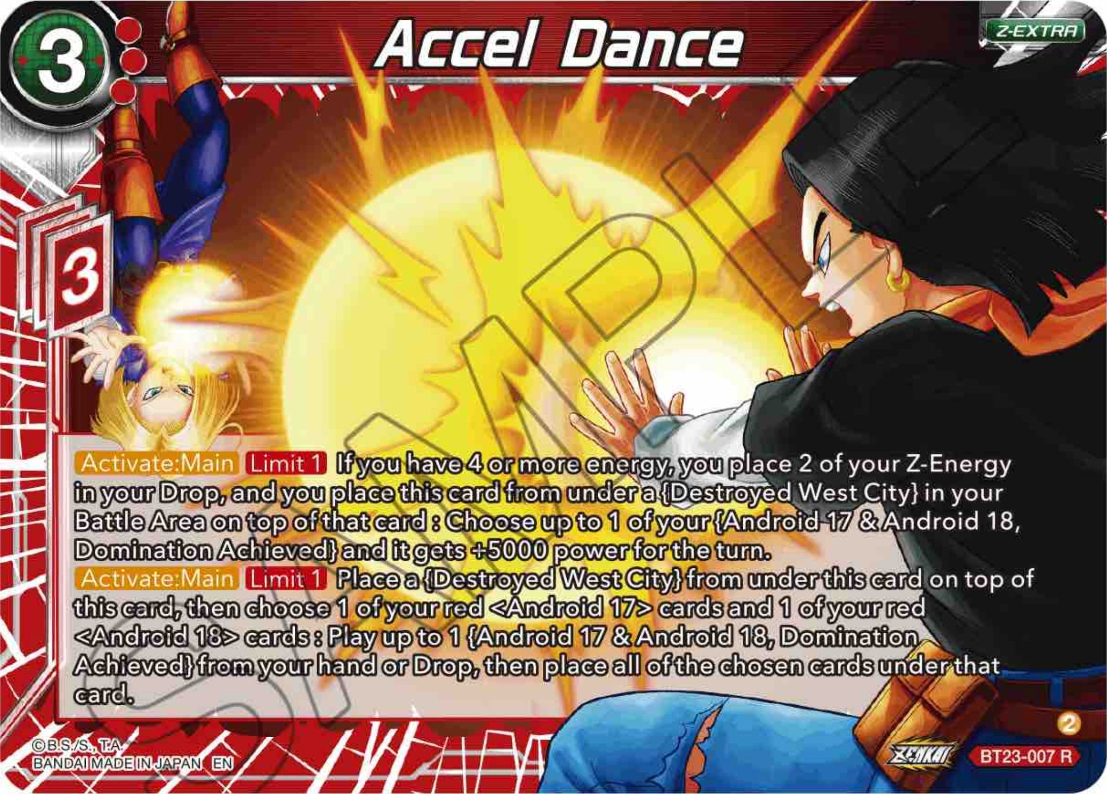 Accel Dance (BT23-007) [Perfect Combination] | Shuffle n Cut Hobbies & Games