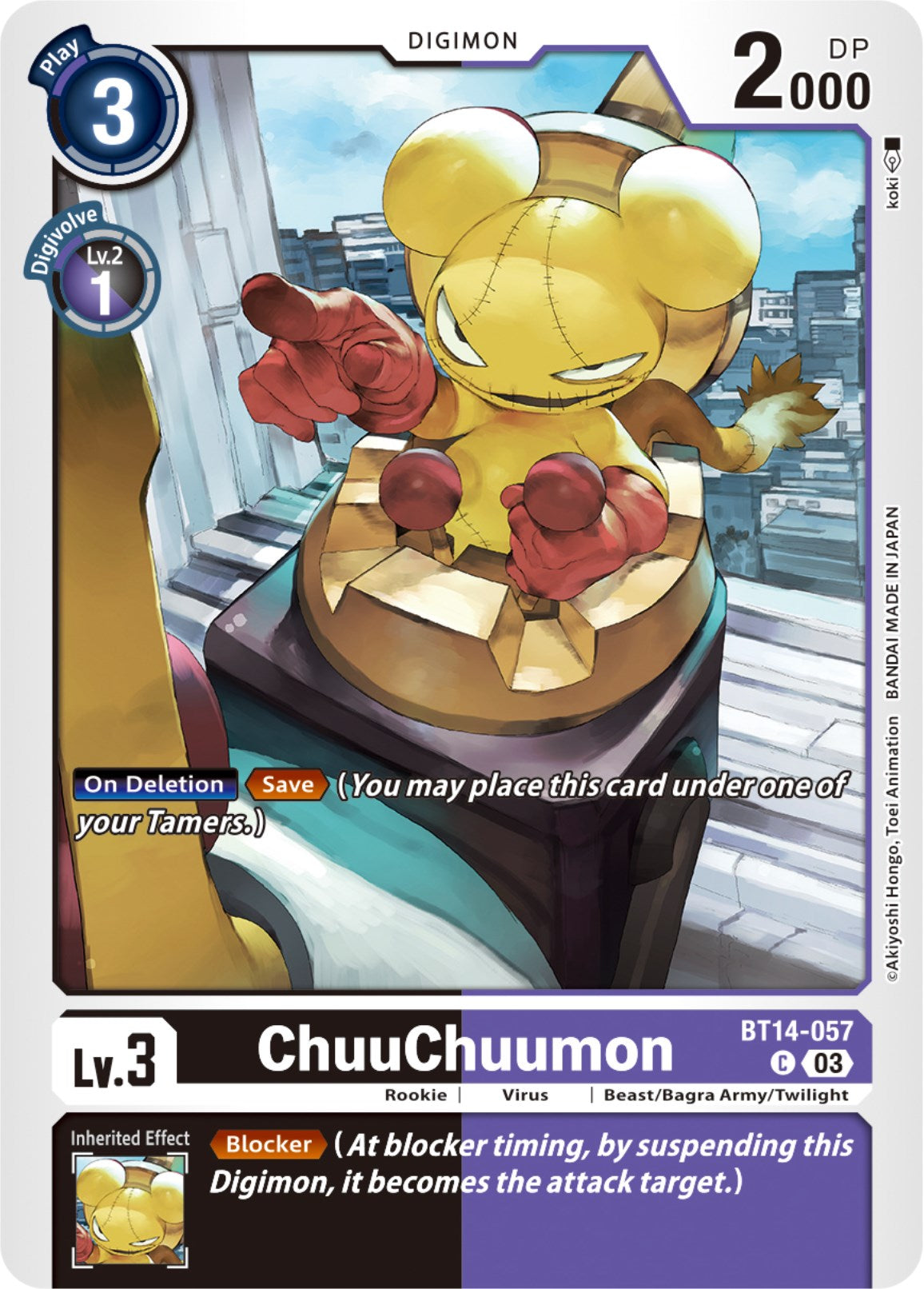 ChuuChuumon [BT14-057] [Blast Ace] | Shuffle n Cut Hobbies & Games