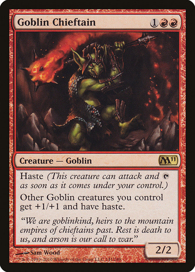 Goblin Chieftain [Magic 2011] | Shuffle n Cut Hobbies & Games