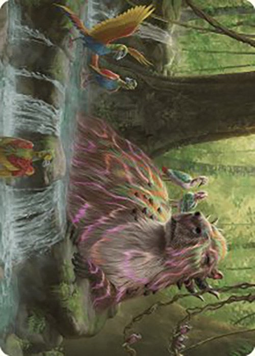 Basking Capybara Art Card [The Lost Caverns of Ixalan Art Series] | Shuffle n Cut Hobbies & Games
