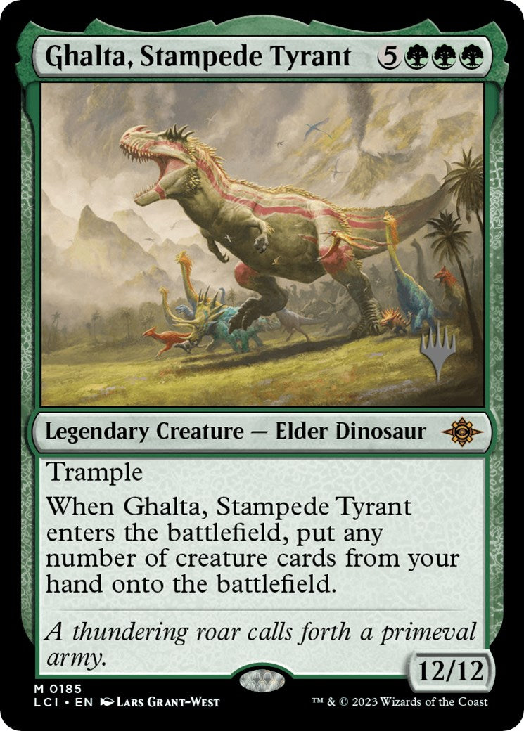 Ghalta, Stampede Tyrant (Promo Pack) [The Lost Caverns of Ixalan Promos] | Shuffle n Cut Hobbies & Games