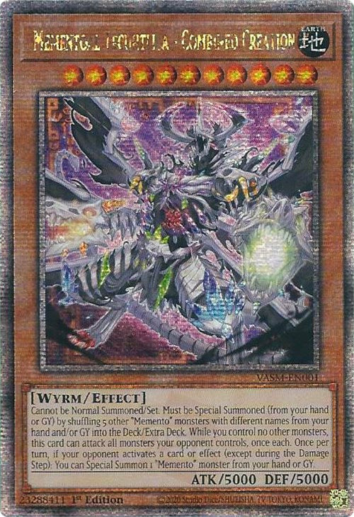 Mementoal Tecuhtlica - Combined Creation (Quarter Century Secret Rare) [VASM-EN001] Quarter Century Secret Rare | Shuffle n Cut Hobbies & Games