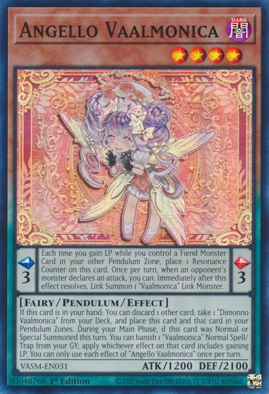 Angello Vaalmonica [VASM-EN031] Super Rare | Shuffle n Cut Hobbies & Games