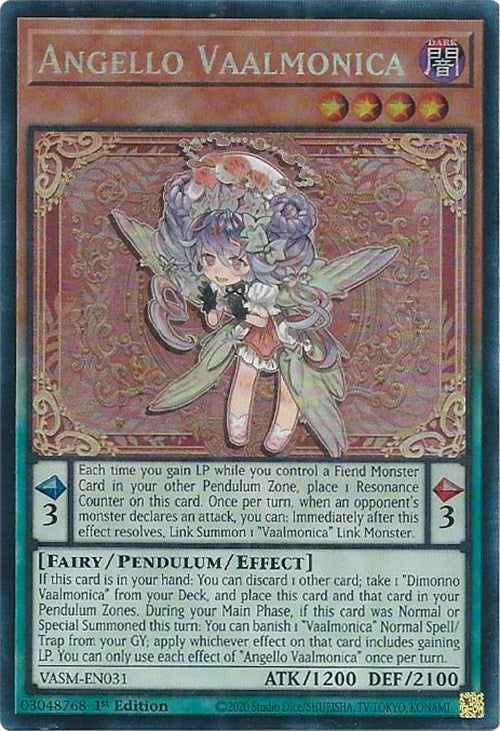 Angello Vaalmonica (CR) [VASM-EN031] Collector's Rare | Shuffle n Cut Hobbies & Games