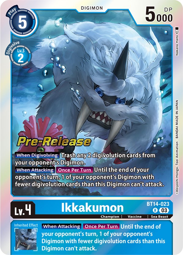 Ikkakumon [BT14-023] [Blast Ace Pre-Release Cards] | Shuffle n Cut Hobbies & Games