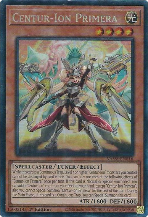 Centur-Ion Primera (CR) [VASM-EN016] Collector's Rare | Shuffle n Cut Hobbies & Games