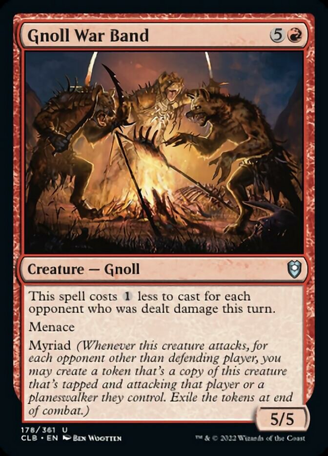 Gnoll War Band [Commander Legends: Battle for Baldur's Gate] | Shuffle n Cut Hobbies & Games