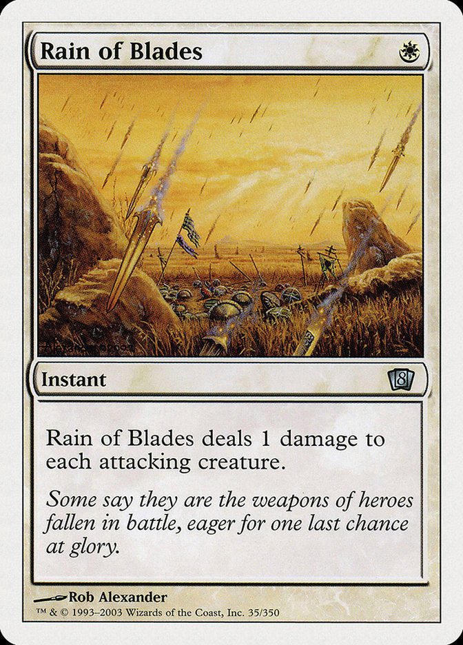 Rain of Blades [Eighth Edition] | Shuffle n Cut Hobbies & Games