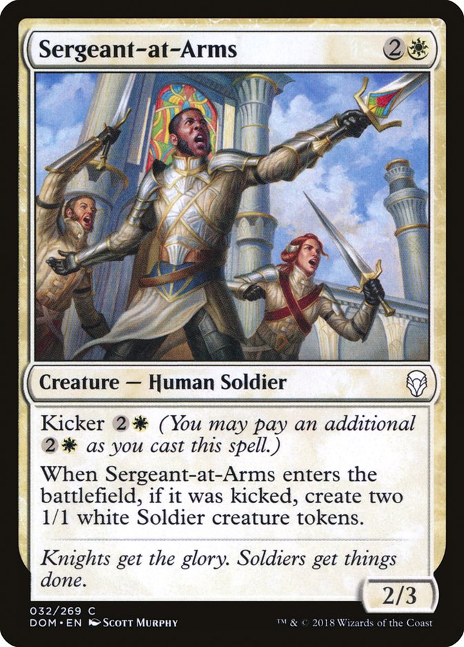 Sergeant-at-Arms [Dominaria] | Shuffle n Cut Hobbies & Games