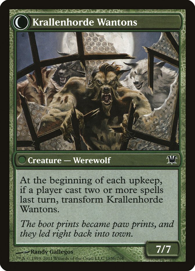 Grizzled Outcasts // Krallenhorde Wantons [Innistrad] | Shuffle n Cut Hobbies & Games