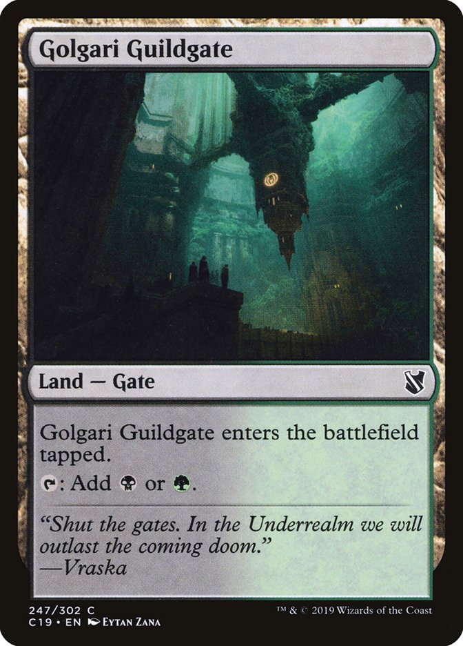 Golgari Guildgate [Commander 2019] | Shuffle n Cut Hobbies & Games