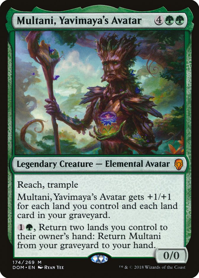 Multani, Yavimaya's Avatar [Dominaria] | Shuffle n Cut Hobbies & Games