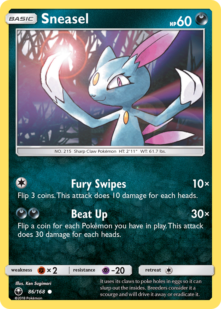 Sneasel (86/168) [Sun & Moon: Celestial Storm] | Shuffle n Cut Hobbies & Games
