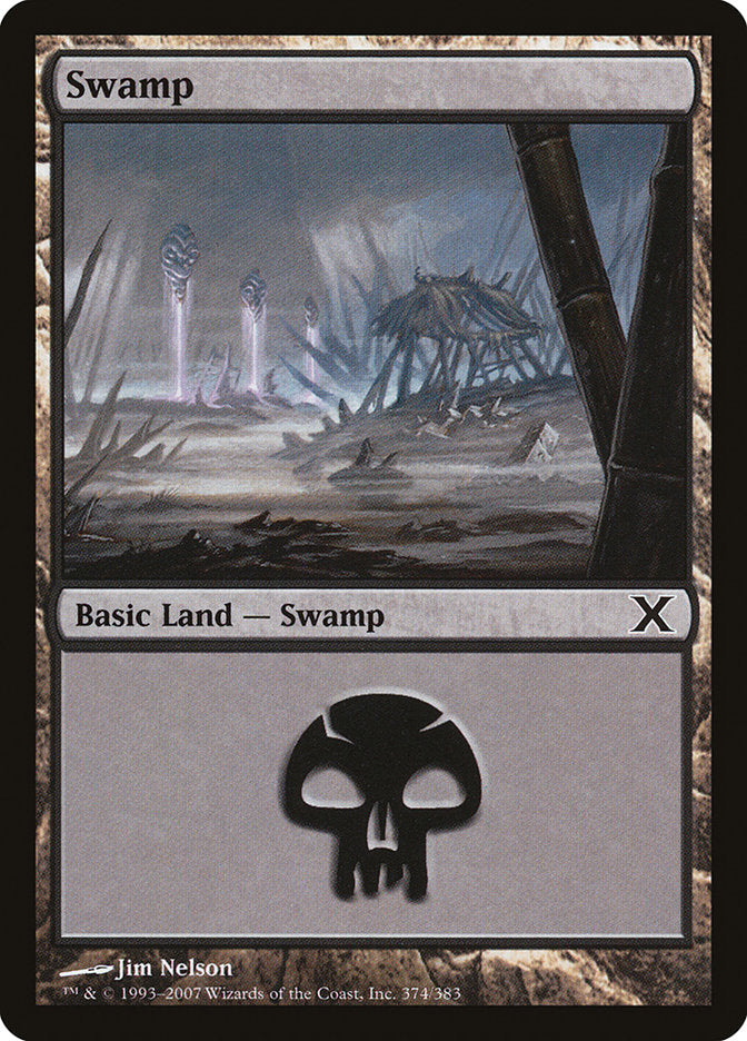 Swamp (374) [Tenth Edition] | Shuffle n Cut Hobbies & Games