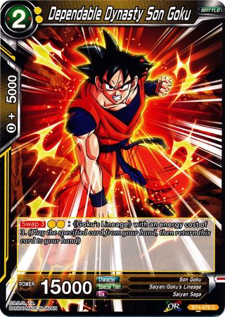 Dependable Dynasty Son Goku [BT4-078] | Shuffle n Cut Hobbies & Games