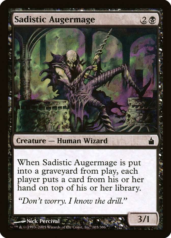 Sadistic Augermage [Ravnica: City of Guilds] | Shuffle n Cut Hobbies & Games