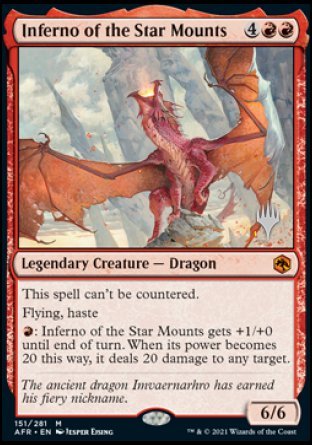 Inferno of the Star Mounts (Promo Pack) [Dungeons & Dragons: Adventures in the Forgotten Realms Promos] | Shuffle n Cut Hobbies & Games