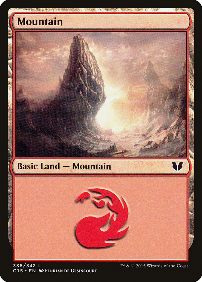 Mountain (336) [Commander 2015] | Shuffle n Cut Hobbies & Games