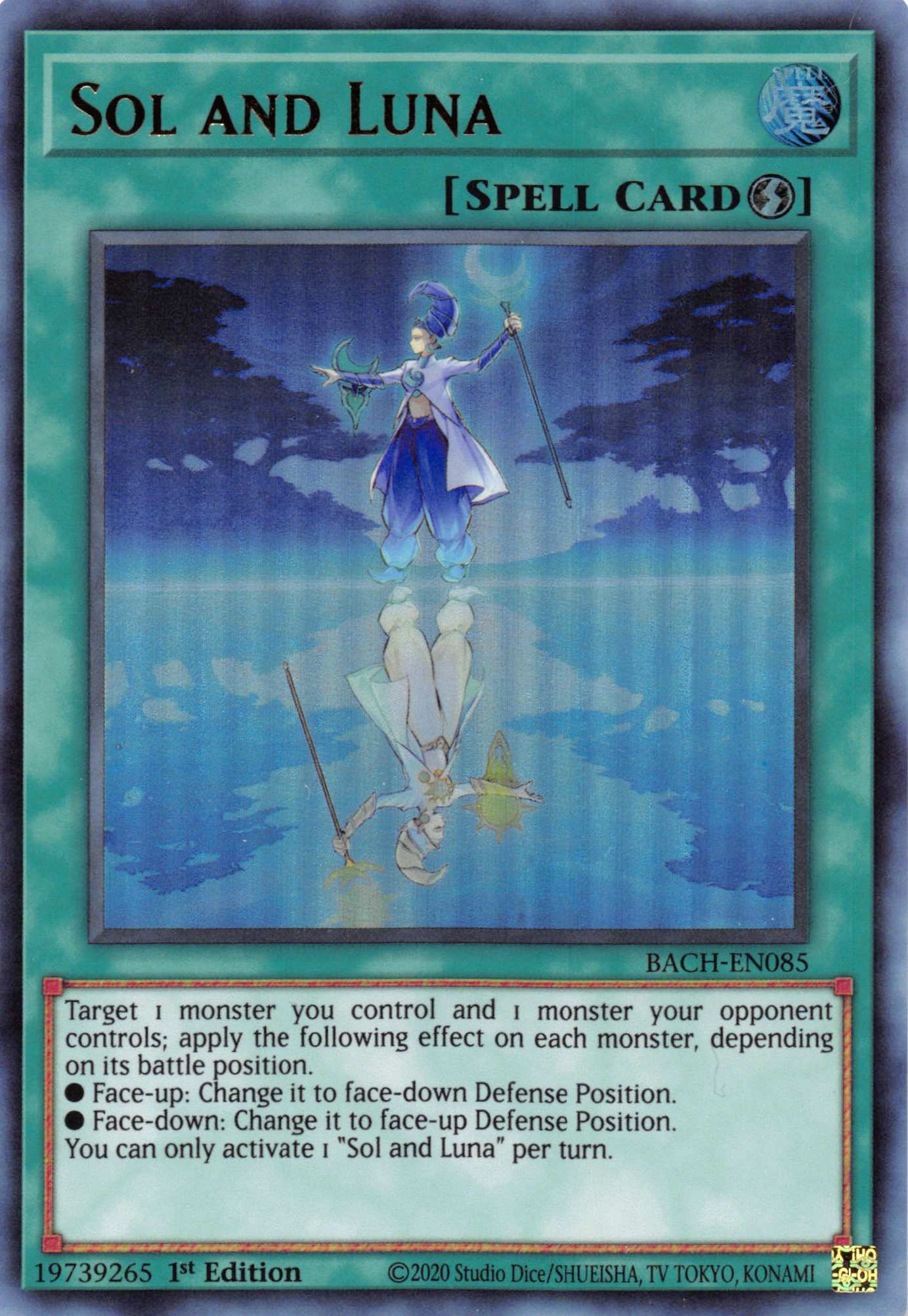 Sol and Luna [BACH-EN085] Ultra Rare | Shuffle n Cut Hobbies & Games