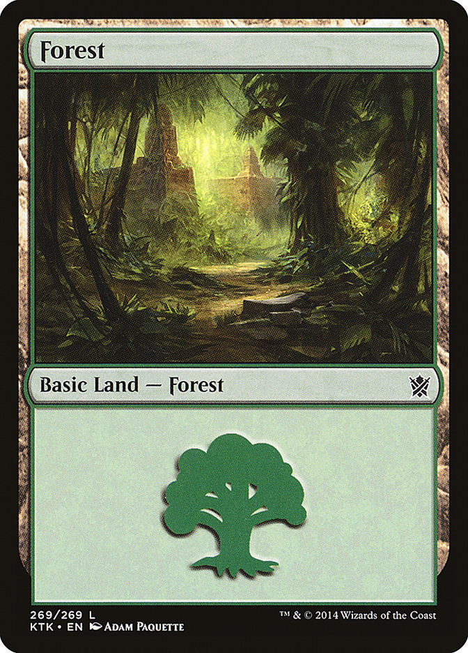 Forest (269) [Khans of Tarkir] | Shuffle n Cut Hobbies & Games