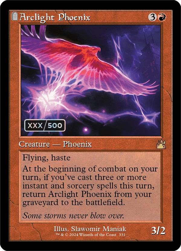 Arclight Phoenix (Retro) (Serialized) [Ravnica Remastered] | Shuffle n Cut Hobbies & Games