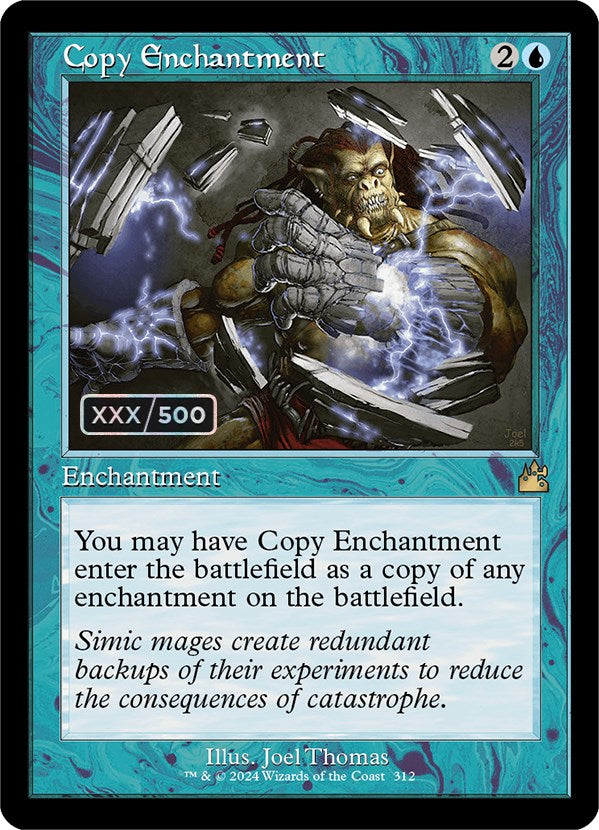 Copy Enchantment (Retro) (Serialized) [Ravnica Remastered] | Shuffle n Cut Hobbies & Games