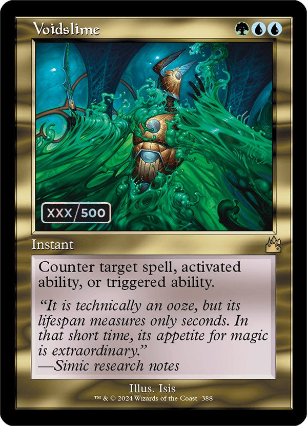 Voidslime (Retro) (Serialized) [Ravnica Remastered] | Shuffle n Cut Hobbies & Games