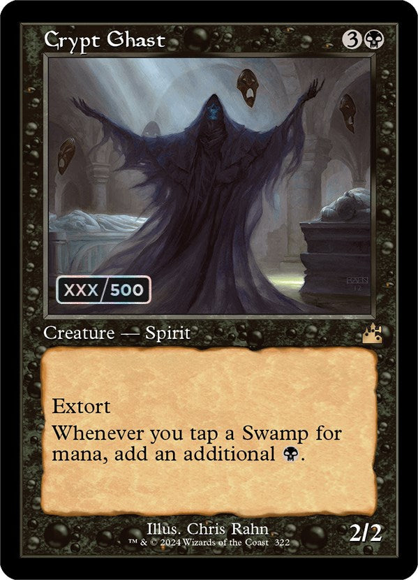 Crypt Ghast (Retro) (Serialized) [Ravnica Remastered] | Shuffle n Cut Hobbies & Games