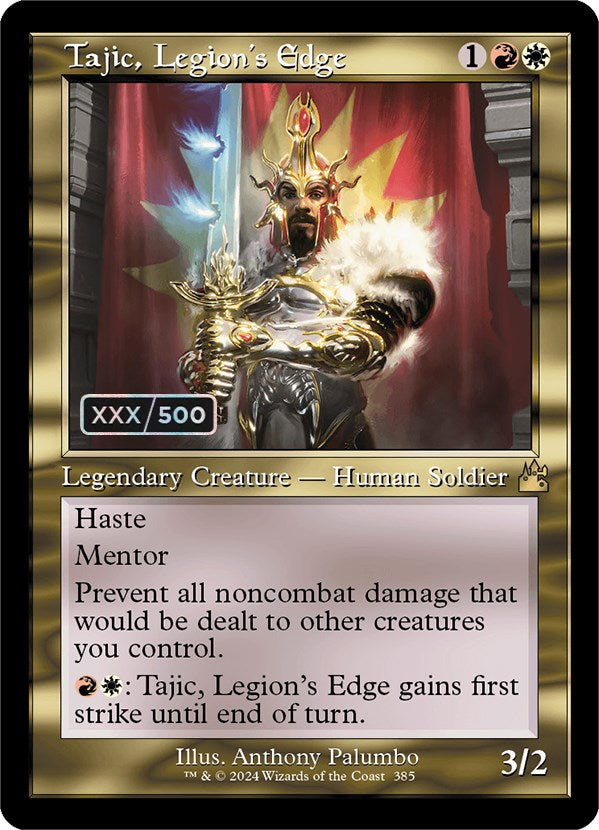 Tajic, Legion's Edge (Retro) (Serialized) [Ravnica Remastered] | Shuffle n Cut Hobbies & Games