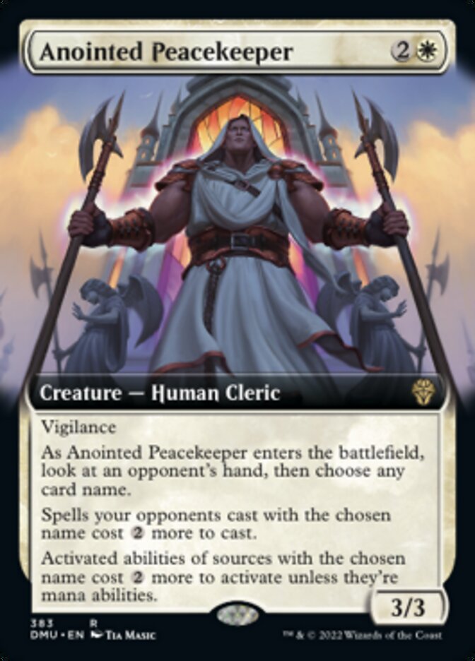 Anointed Peacekeeper (Extended Art) [Dominaria United] | Shuffle n Cut Hobbies & Games