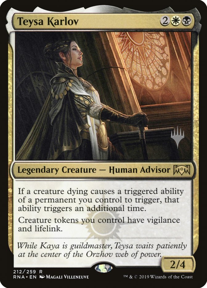 Teysa Karlov (Promo Pack) [Ravnica Allegiance Promos] | Shuffle n Cut Hobbies & Games