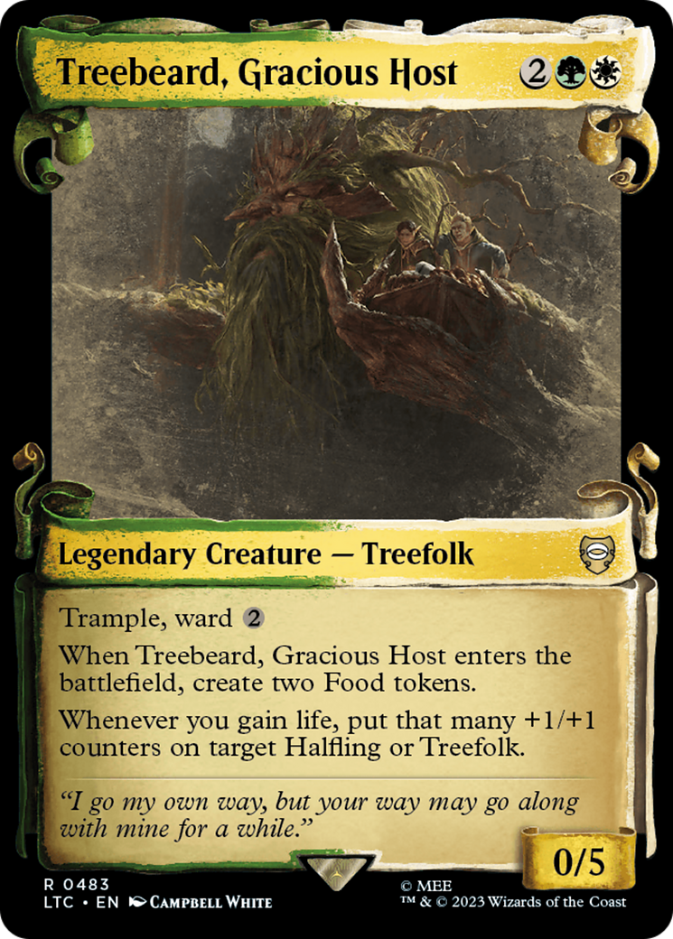 Treebeard, Gracious Host [The Lord of the Rings: Tales of Middle-Earth Commander Showcase Scrolls] | Shuffle n Cut Hobbies & Games