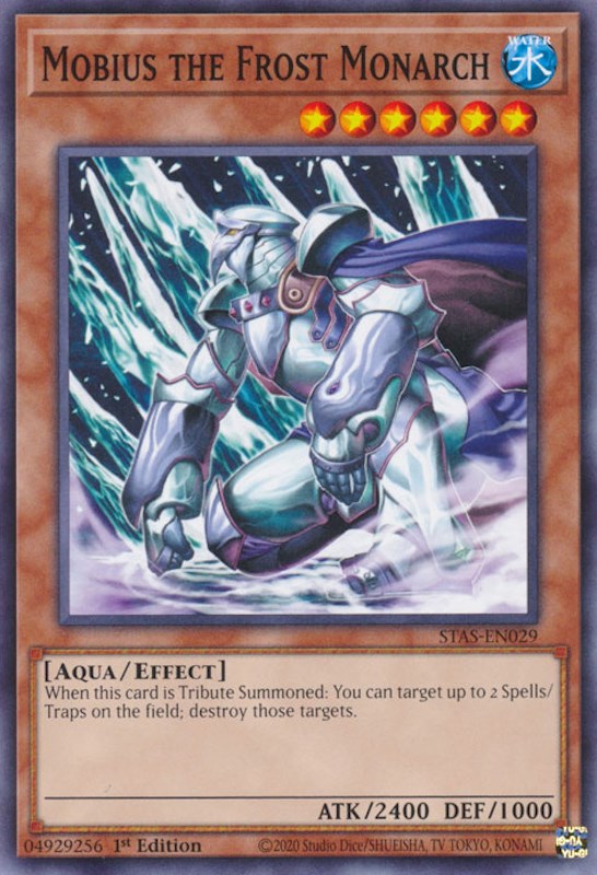 Mobius the Frost Monarch [STAS-EN029] Common | Shuffle n Cut Hobbies & Games