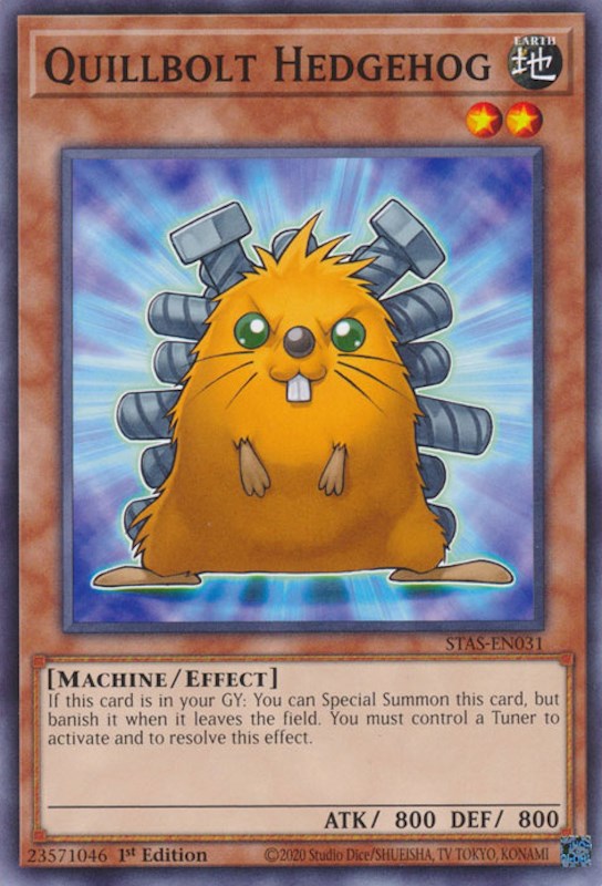 Quillbolt Hedgehog [STAS-EN031] Common | Shuffle n Cut Hobbies & Games