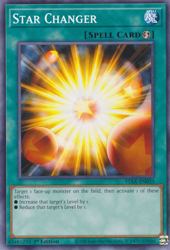 Star Changer [STAX-EN035] Common | Shuffle n Cut Hobbies & Games