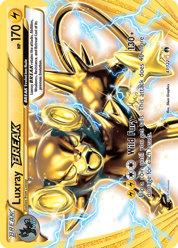 Luxray BREAK (47/122) [XY: BREAKpoint] | Shuffle n Cut Hobbies & Games