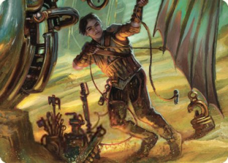 Mishra, Excavation Prodigy Art Card [The Brothers' War Art Series] | Shuffle n Cut Hobbies & Games