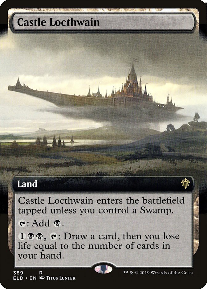 Castle Locthwain (Extended Art) [Throne of Eldraine] | Shuffle n Cut Hobbies & Games