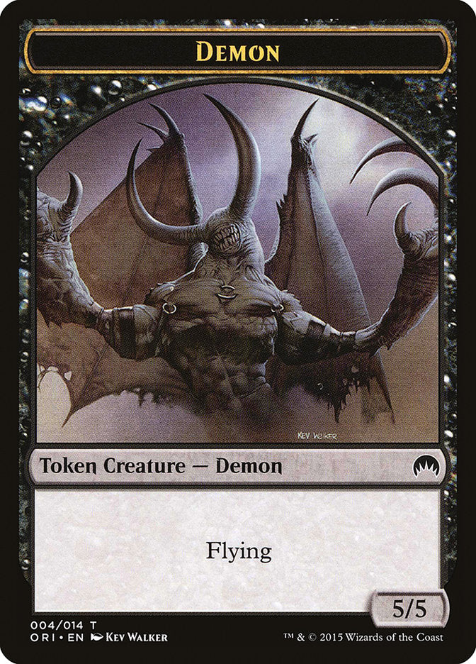 Demon Token [Magic Origins Tokens] | Shuffle n Cut Hobbies & Games