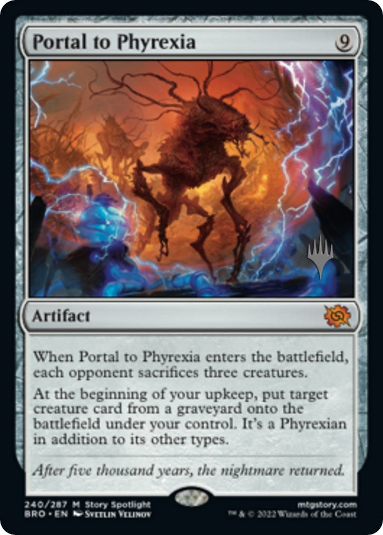 Portal to Phyrexia (Promo Pack) [The Brothers' War Promos] | Shuffle n Cut Hobbies & Games